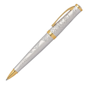 Cross Sauvage Ballpoint Pen - Platinum Plated Gold Trim (Special Edition) - Picture 1