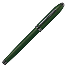 Cross Townsend Fountain Pen - Micro Knurled Green PVD - Picture 2