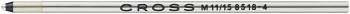 Cross D1 Multipen Refill - Black Medium (Pack of 2)