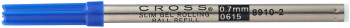 Cross Slim Gel Ink Rollerball Refill - Blue Medium