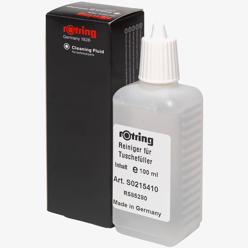Rotring Cleaning Fluid for Drawing Pens - 100ml | S0215410 | The Online ...