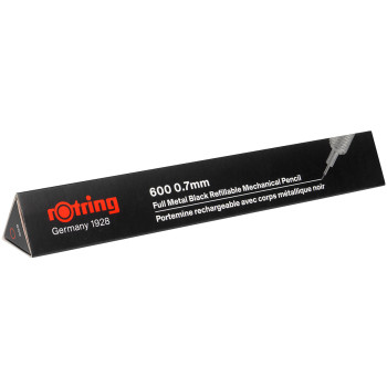 Rotring 600 Mechanical Pencil - Black Barrel - 0.70mm - Picture 1
