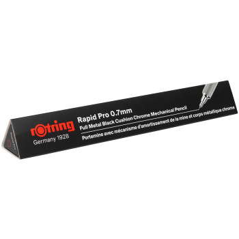 Rotring Rapid Pro Mechanical Pencil - Silver Chrome - 0.70mm - Picture 1