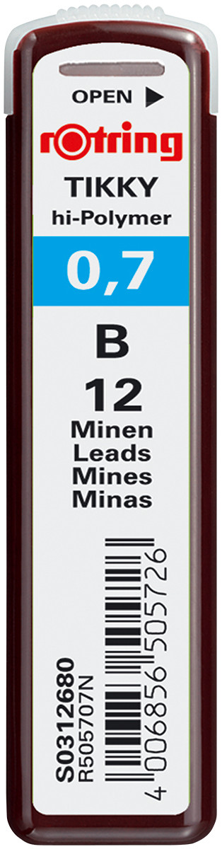 Rotring Tikky Leads - B - 0.70mm