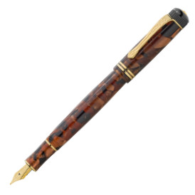 Kaweco DIA 2 Fountain & Ballpoint Pen Set - Amber Gold Trim - Picture 1