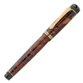 Kaweco DIA 2 Fountain & Ballpoint Pen Set - Amber Gold Trim - Picture 2