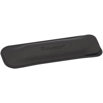 Kaweco Eco Leather Pouch for Regular Pens - Black - Double