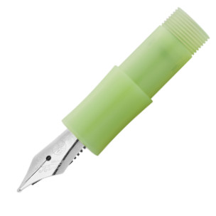 Kaweco Frosted Sport Nib with Fine Lime Grip - Stainless Steel