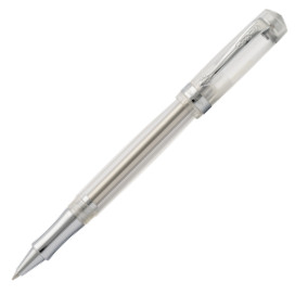 Kaweco Student Rollerball Pen - Transparent Chrome Trim