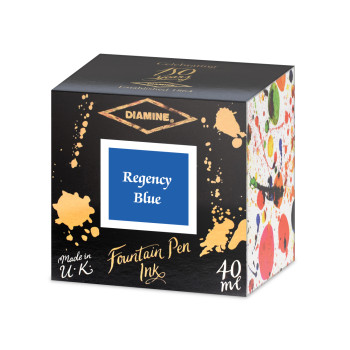 Diamine Ink Bottle 40ml - Regency Blue - Picture 1