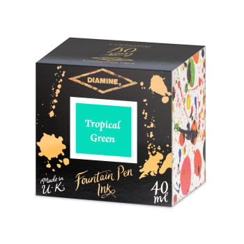 Diamine Ink Bottle 40ml - Tropical Green - Picture 1
