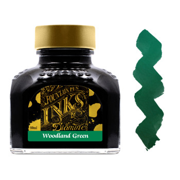 Diamine Ink Bottle 80ml - Woodland Green