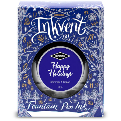 Diamine Inkvent Christmas Ink Bottle 50ml - Happy Holidays - Picture 2