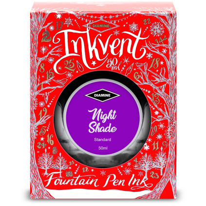 Diamine Inkvent Christmas Ink Bottle 50ml - Nightshade - Picture 2