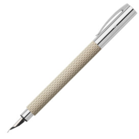 Faber-Castell Ambition OpArt Fountain Pen - White Sand