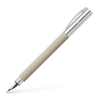 Faber-Castell Ambition OpArt Fountain Pen - White Sand - Picture 2