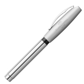 Faber-Castell Basic Fountain Pen - Polished Chrome - Picture 1