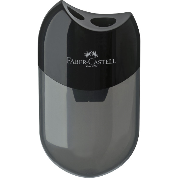 Faber-Castell Double Hole Sharpener - Black