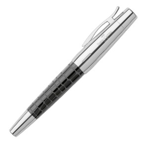 Faber-Castell e-motion Fountain Pen - Croco Black - Picture 1
