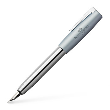 Faber-Castell Loom Fountain Pen - Metallic Light Blue - Picture 2