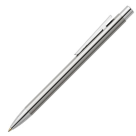 Faber-Castell Neo Slim Ballpoint Pen - Shiny Stainless Steel
