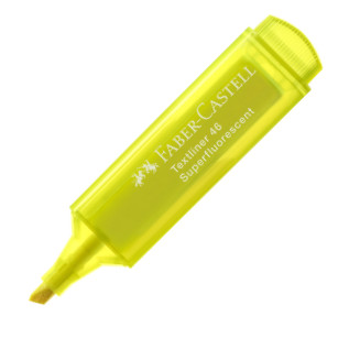 Faber-Castell Textliner 46 Highlighter - Assorted Colours (Wallet of 6) - Picture 1