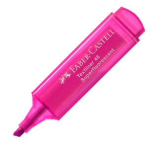 Faber-Castell Textliner 46 Highlighter - Assorted Colours (Wallet of 6) - Picture 3