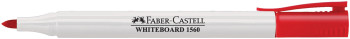 Faber-Castell 1560 Slim Whiteboard Marker - Red