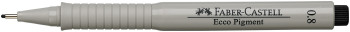 Faber-Castell Ecco Pigment Fineliner Pen - Black - 0.8mm