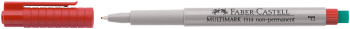 Faber-Castell Multimark Non-Permanent Marker - Fine - Red