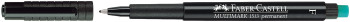Faber-Castell Multimark Permanent Marker - Fine - Black
