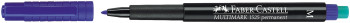 Faber-Castell Multimark Permanent Marker - Medium - Blue