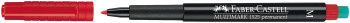 Faber-Castell Multimark Permanent Marker - Medium - Red