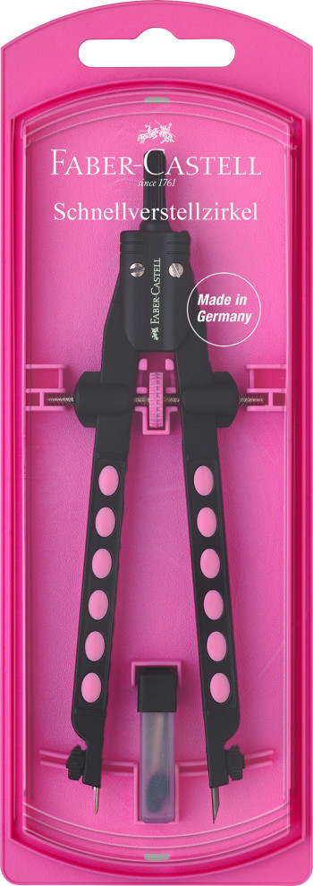 Faber-Castell Quick-set Compass - Factory Neon '22