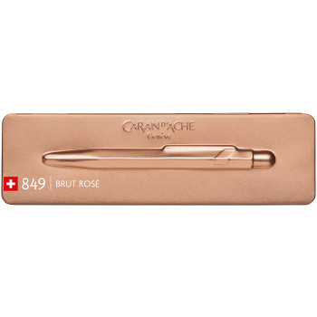 Caran d'Ache 849 Ballpoint Pen - Brut Rosé (Slimpack) - Picture 2