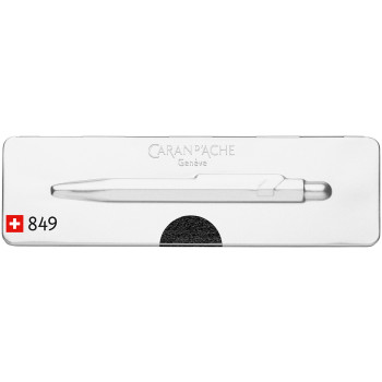 Caran d'Ache 849 Ballpoint Pen - Metal-X Black (Slimpack) - Picture 2