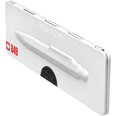 Caran d'Ache 849 Ballpoint Pen - Metal-X Black (Slimpack) - Picture 3