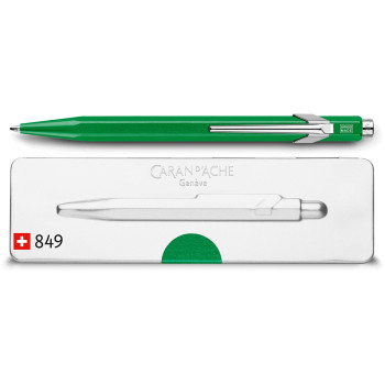 Caran d'Ache 849 Ballpoint Pen - Metal-X Green (Slimpack) - Picture 1