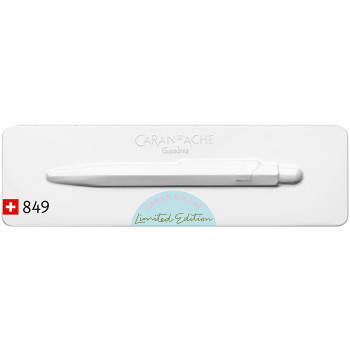Caran d'Ache 849 Claim Your Style Ballpoint Pen - Bluish Pale (Gift Boxed) - Picture 2