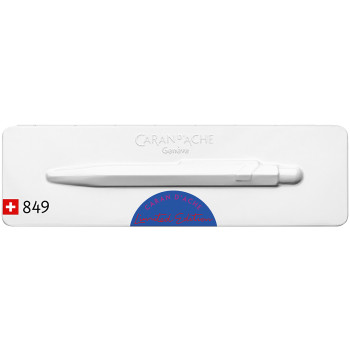 Caran d'Ache 849 Claim Your Style Ballpoint Pen - Cobalt Blue (Gift Boxed) - Picture 2