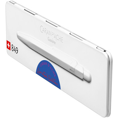 Caran d'Ache 849 Claim Your Style Ballpoint Pen - Cobalt Blue (Gift Boxed) - Picture 3