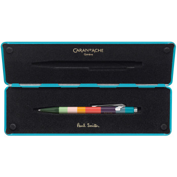 Caran d'Ache 849 Paul Smith Ballpoint Pen - Peacock Blue (Gift Boxed) - Picture 1