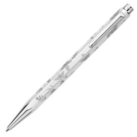 Caran d'Ache Ecridor Ballpoint Pen - 'Flowers' Palladium Coated