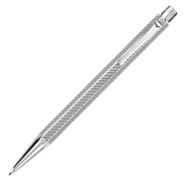 Caran d'Ache Ecridor Pencil - 'Cubrik' Silver Plated