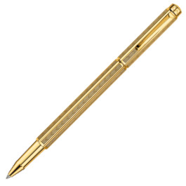 Caran d'Ache Ecridor Rollerball Pen - 'Chevron' Gilded
