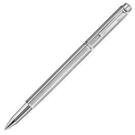 Caran d'Ache Ecridor Rollerball Pen - 'Retro' Silver Plated