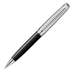 Caran d'Ache Léman Mechanical Pencil - 0.7mm - Bi-Colour Black Lacquer Rhodium Trim