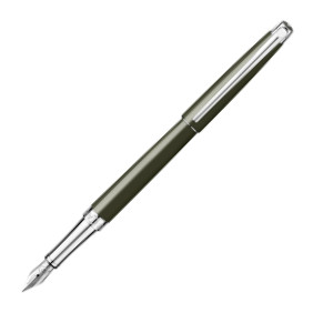 Caran d'Ache Leman Slim Fountain Pen - Terre d'Ombre