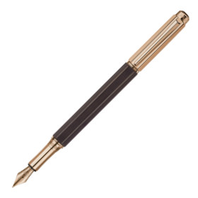 Caran d'Ache Varius Ebony Fountain Pen - Rose Gold Plated
