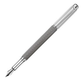 Caran d'Ache Varius Ivanhoe Chain Mail Fountain Pen - Silver